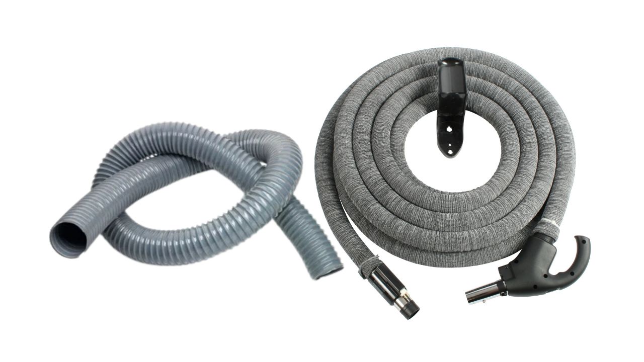flexible central vac pipe
