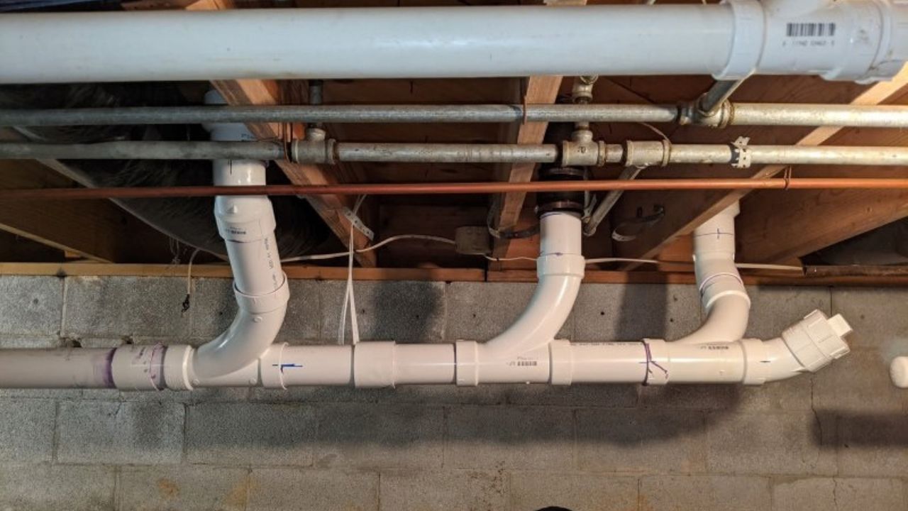 rough in central vacuum system