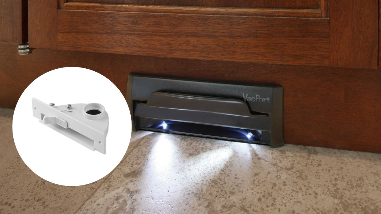 central vac baseboard inlet