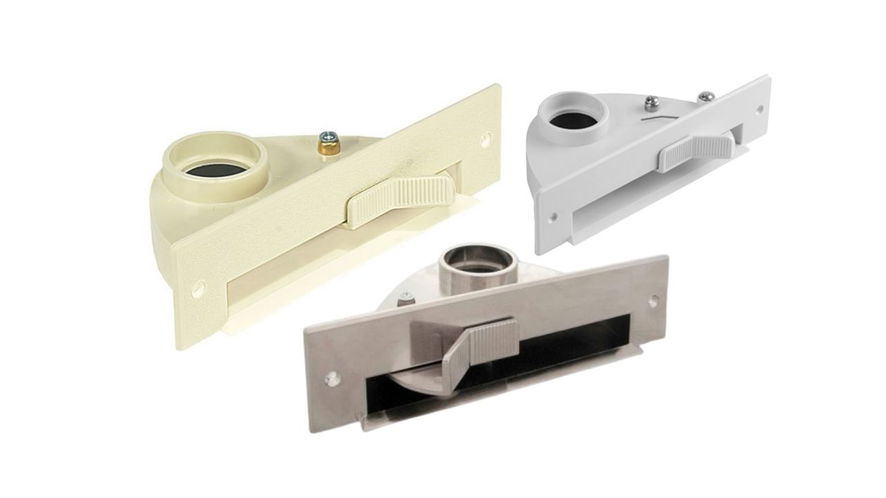 central vacuum floor inlet