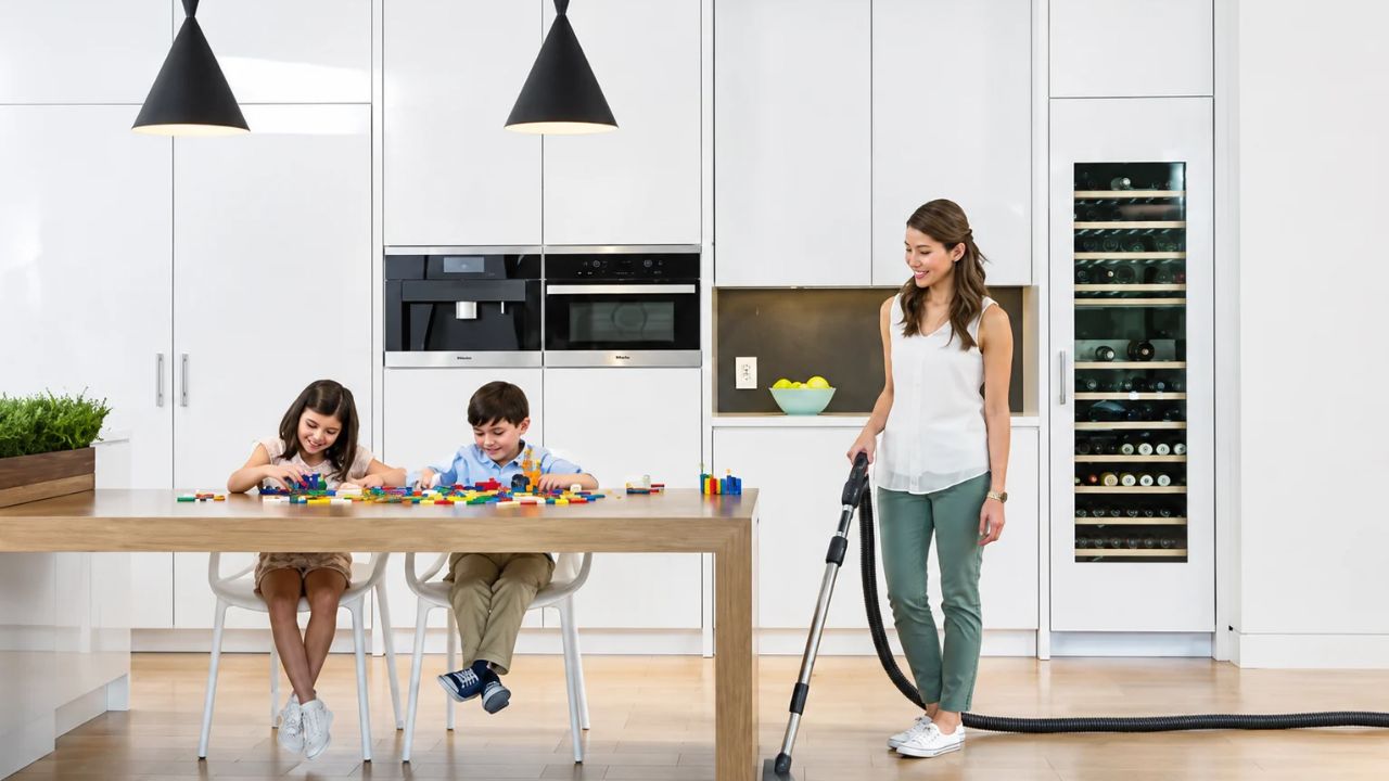 kitchen central vacuum
