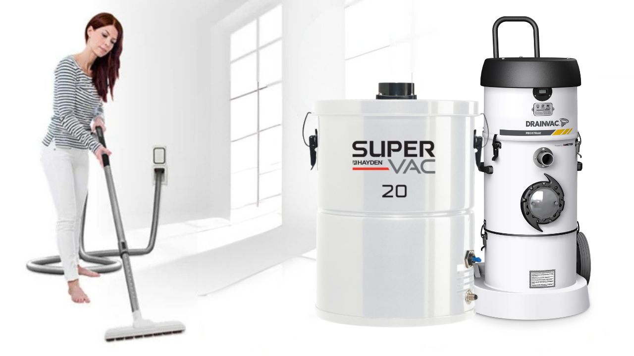 high cfm central vacuum system